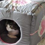 Уютный домик для кошки из ткани - Домик для кошки своими руками
